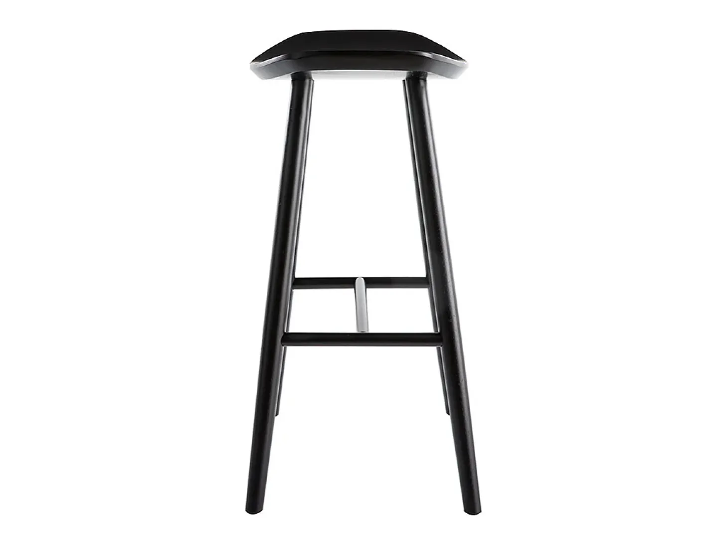 Taburete de bar moderno nogal 72cm DEMORY