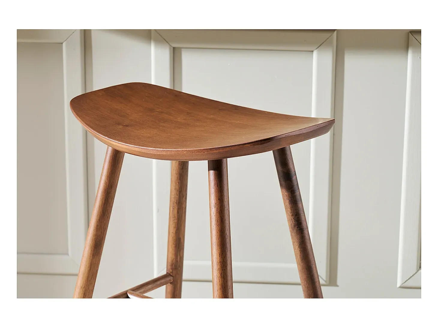 Taburete de bar nogal 65 cm DEMORY