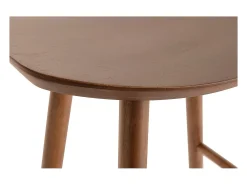 Taburete de bar nogal 65 cm DEMORY