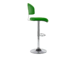Taburete de cocina cuero sintético verde