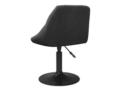 Taburete de cocina de terciopelo negro