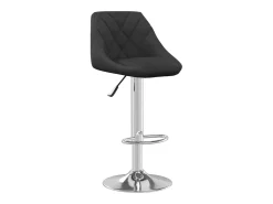 Taburete de cocina de terciopelo negro