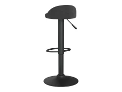 Taburete de cocina de terciopelo negro