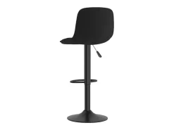 Taburete de cocina de terciopelo negro