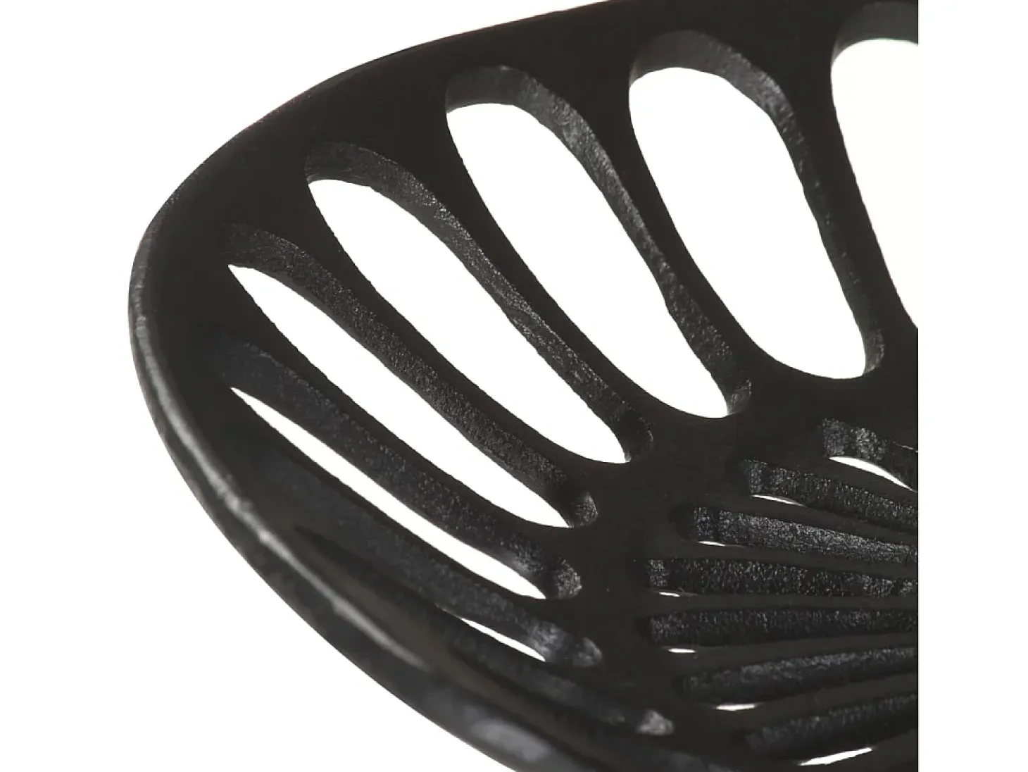 Taburete de cocina hierro fundido negro