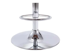 Taburete de cocina tela gris