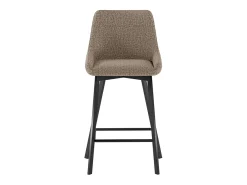 Taburete de tela beige Fox - Juego de 2