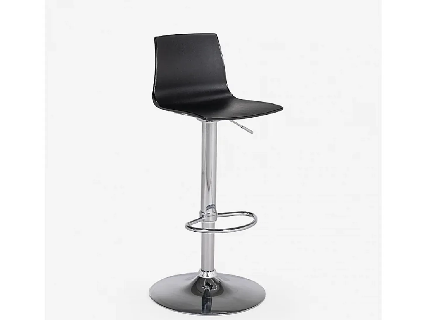 Taburete diseño mate altura regulable cocina bar Grand Soleil Imola Matt - Negro