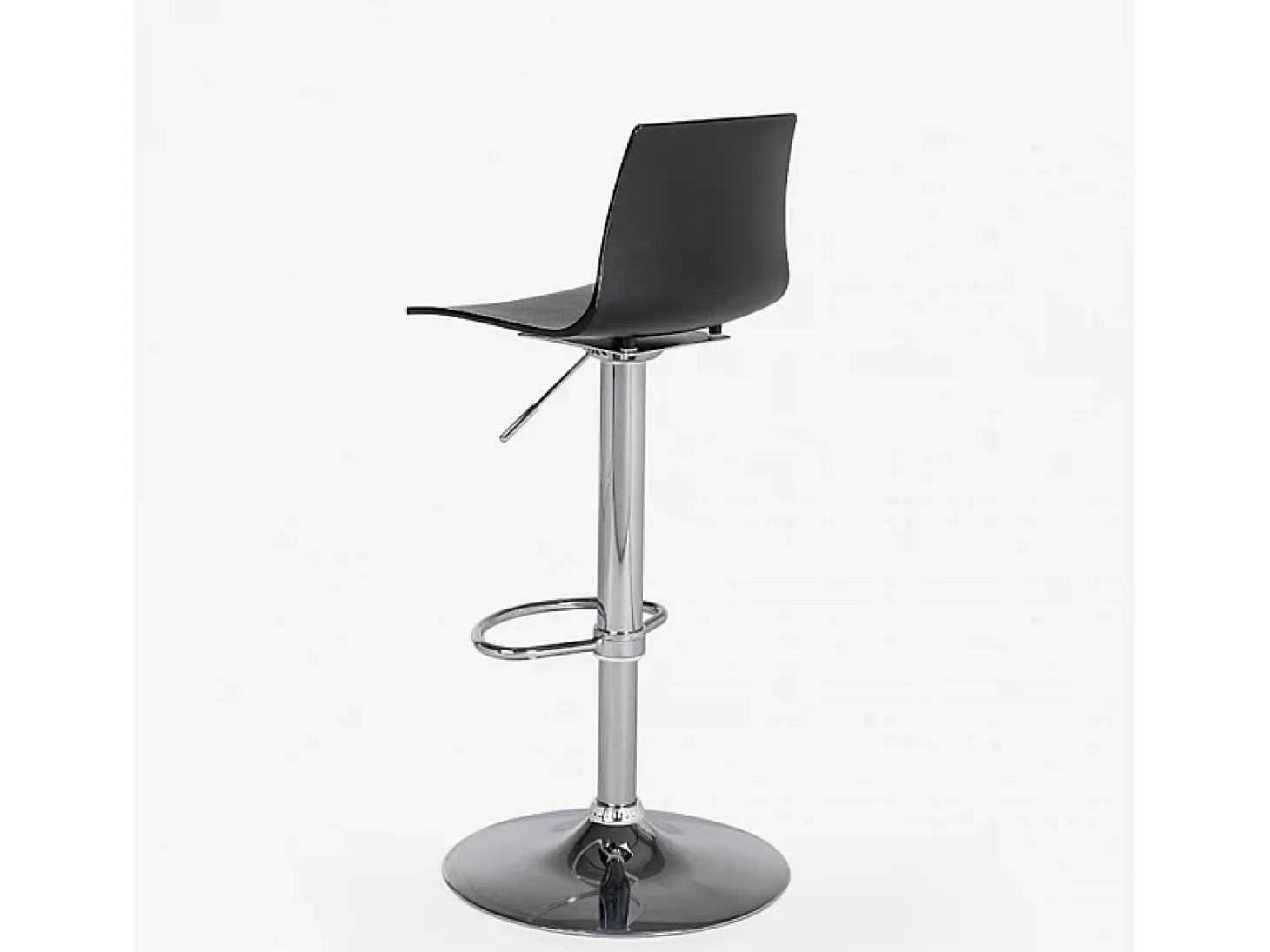 Taburete diseño mate altura regulable cocina bar Grand Soleil Imola Matt - Negro