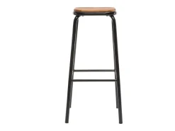 Taburete industrial inox lote de 2 A75cm MEMPHIS