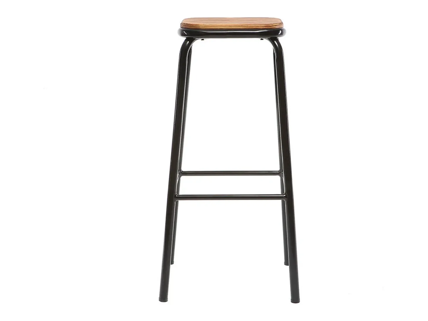 Taburete industrial inox lote de 2 A75cm MEMPHIS