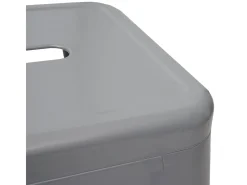 Taburete MCW-A73 (set de 2), gris