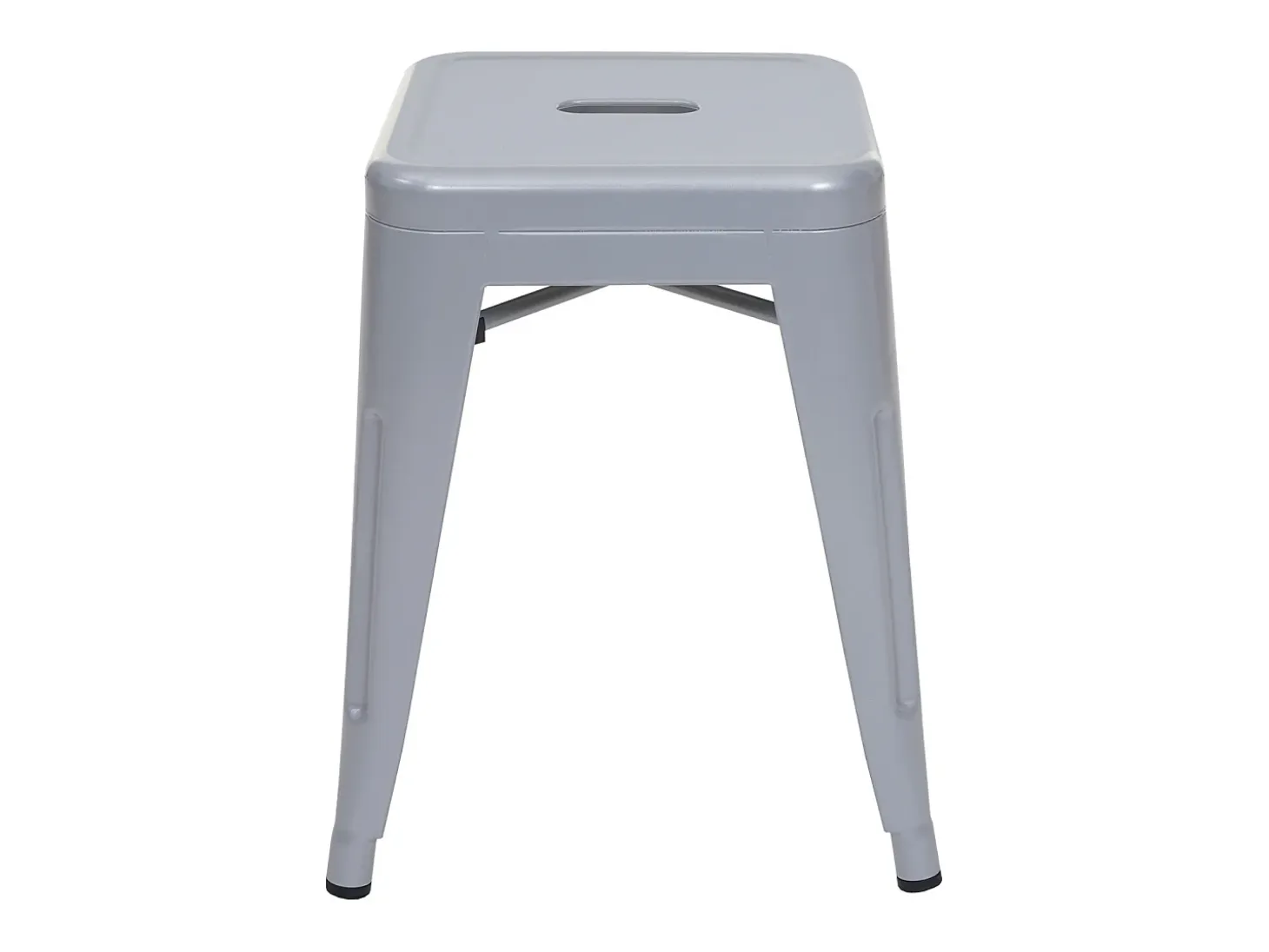 Taburete MCW-A73 (set de 2), gris