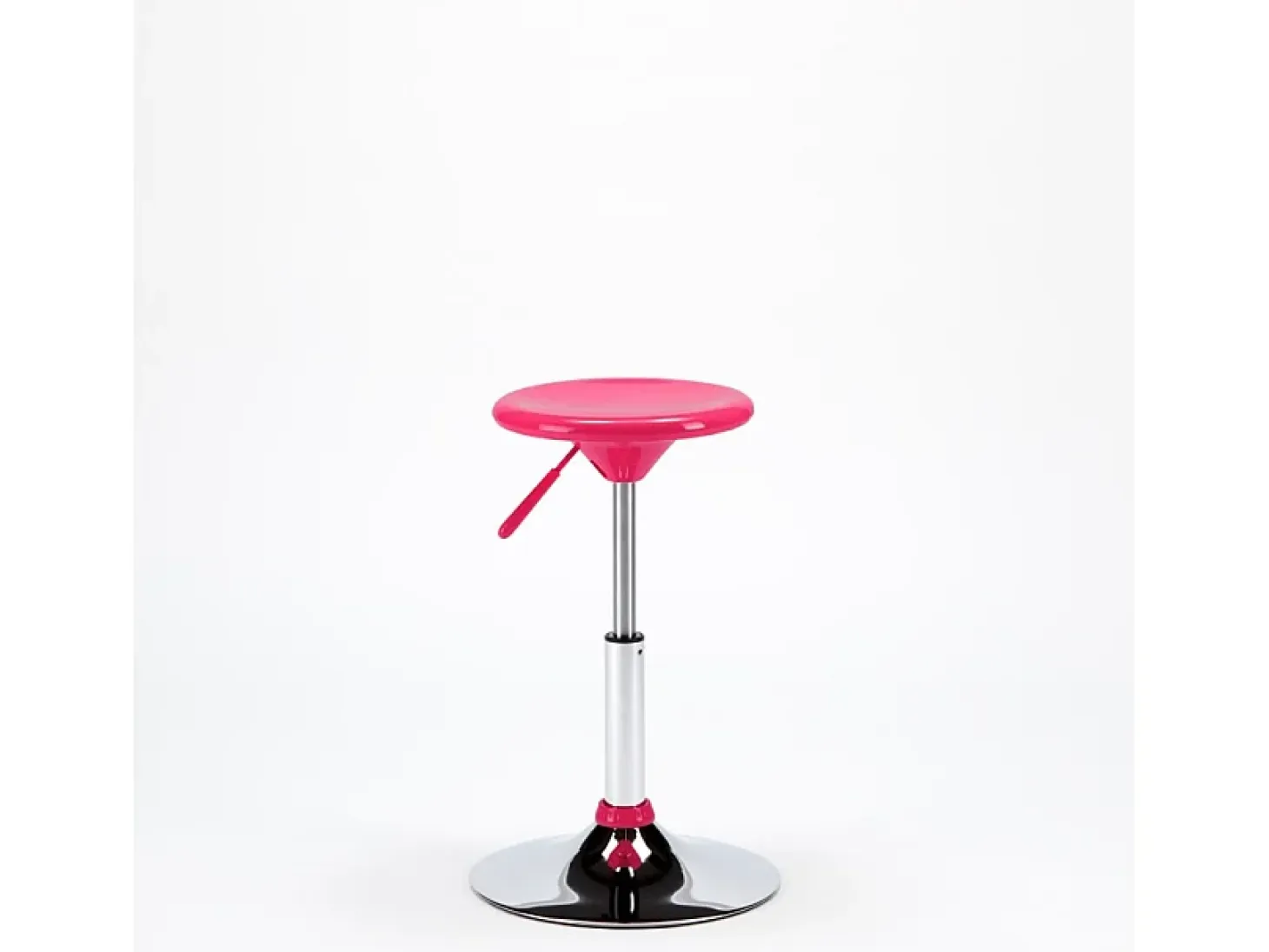 Taburete pequeño para niños de diseño, altura ajustable Seattle - Rosa