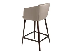 Taburete polipiel gris taupe 4134 ANGEL CERDA