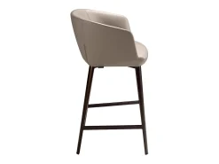 Taburete polipiel gris taupe 4134 ANGEL CERDA