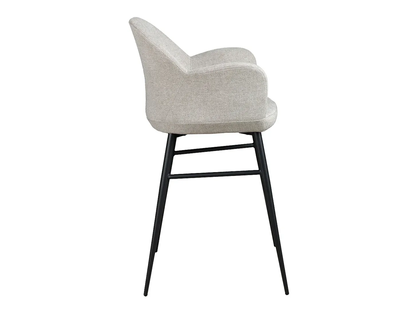 Taburete tela gris claro 4174 ANGEL CERDA