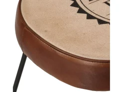 Taburetes de bar 2 uds marrón oscuro 40x29,5x53 cm