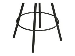 Taburetes de barra de cocina 4 unidades cuero auténtico