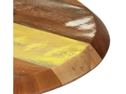Taburetes de cocina 2 unidades madera maciza reciclada