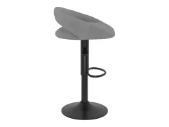 Taburetes de cocina 2 unidades terciopelo gris claro