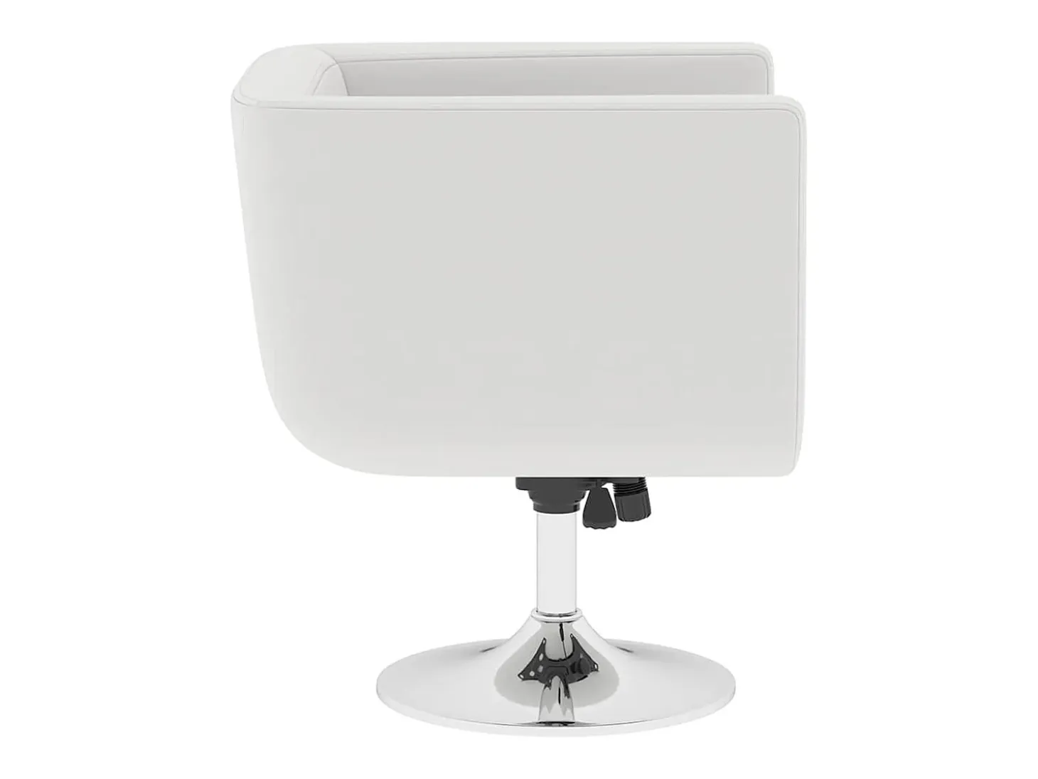Taburetes de cocina 2 unidades cuero artificial blanco