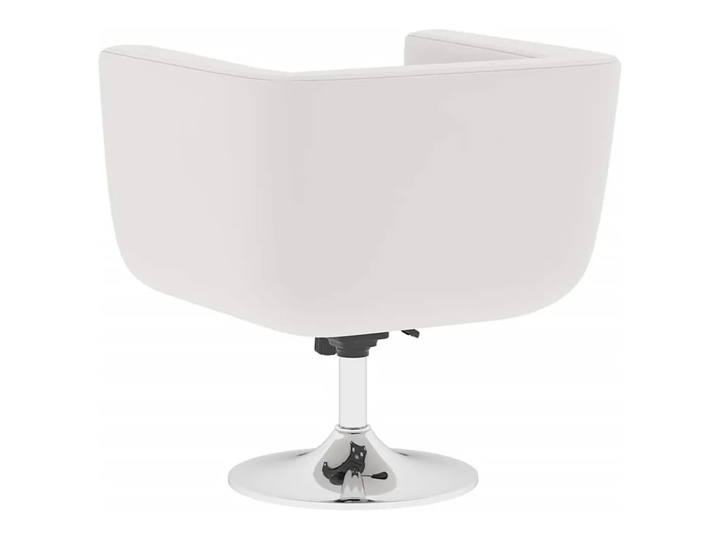 Taburetes de cocina 2 unidades cuero artificial blanco