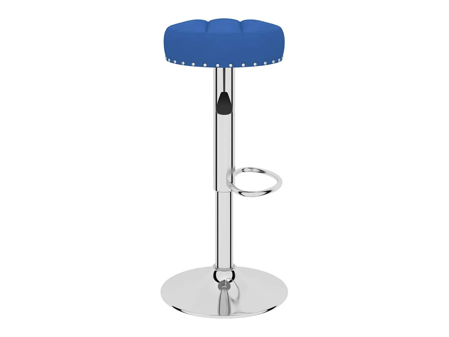 Taburetes de cocina 2 unidades tela azul
