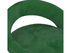 Taburetes de cocina 2 unidades terciopelo verde oscuro