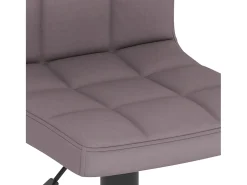 Taburetes de cocina 2 unidades tela gris taupe