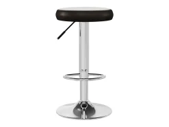 Taburetes de cocina 2 unidades cuero sintético marrón