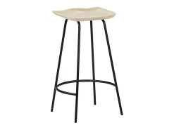 Taburetes de cocina 2 unidades madera maciza de mango