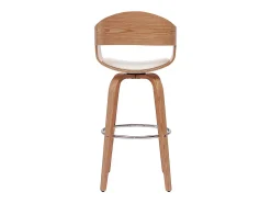 Taburetes de cocina nórdicos con giro 360° de madera clara 67.5 cm GAO