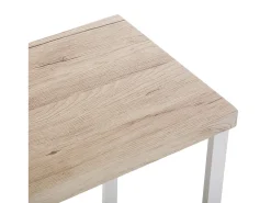 Taline Mueble Recibidor Estrecho para la Entrada o el Pasillo, Mesa Consola, Blanco, 80x30x100cm