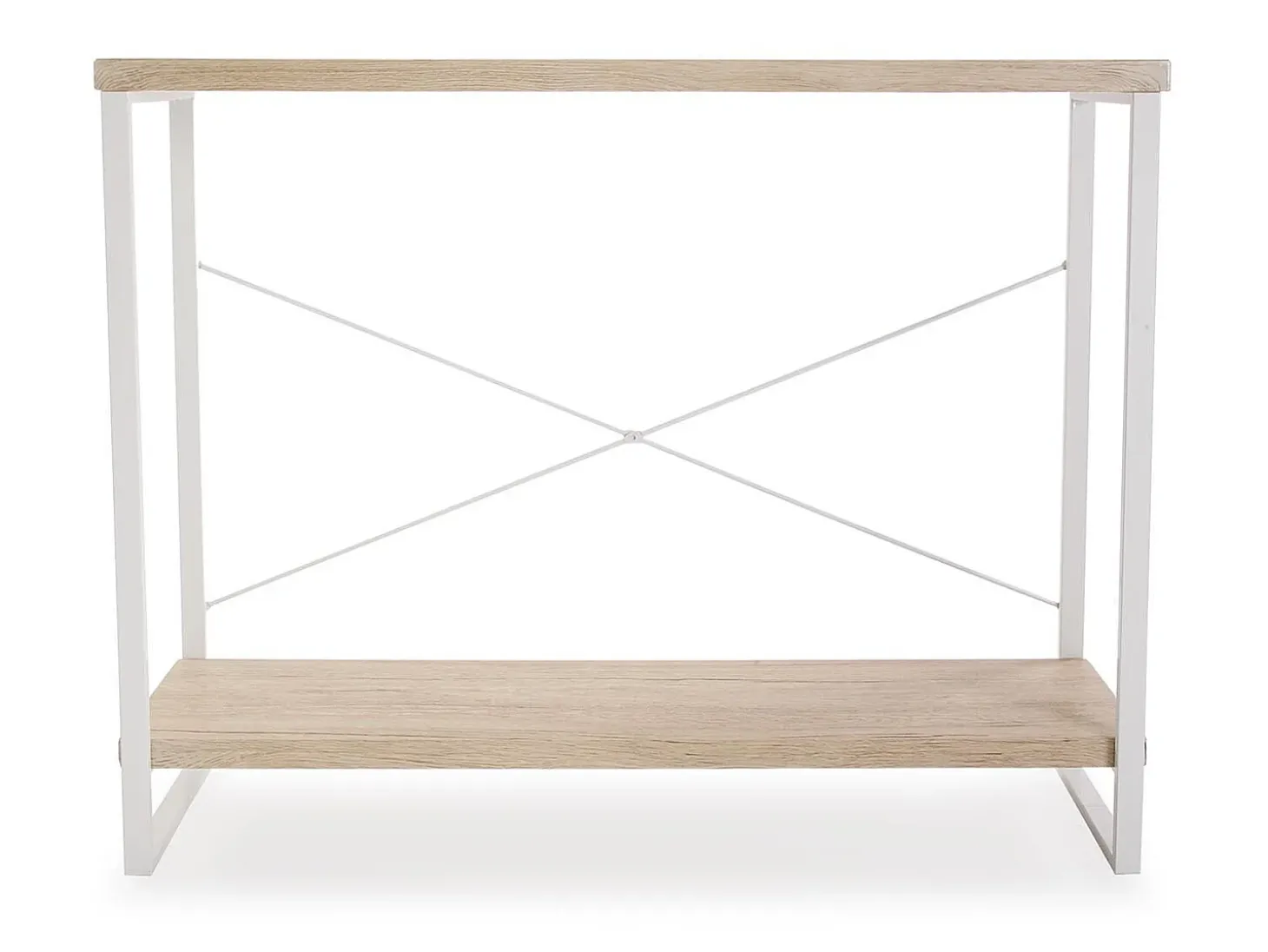 Taline Mueble Recibidor Estrecho para la Entrada o el Pasillo, Mesa Consola, Blanco, 80x30x100cm