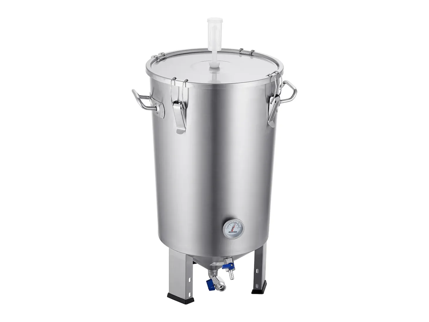 Tanque de Elaboración de Cerveza, SucceBuy Kit de Tanque de Acero Inoxidable de 30 L para Elaboración Casera de Cerveza con Fermentador de Cerveza