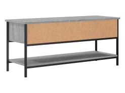 Thilda Mueble de TV madera contrachapada gris Sonoma 100x35x45 cm