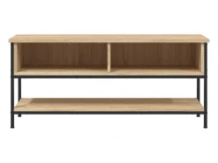 Thilda Mueble de TV roble Sonoma 100x35x45 cm madera de ingeniería
