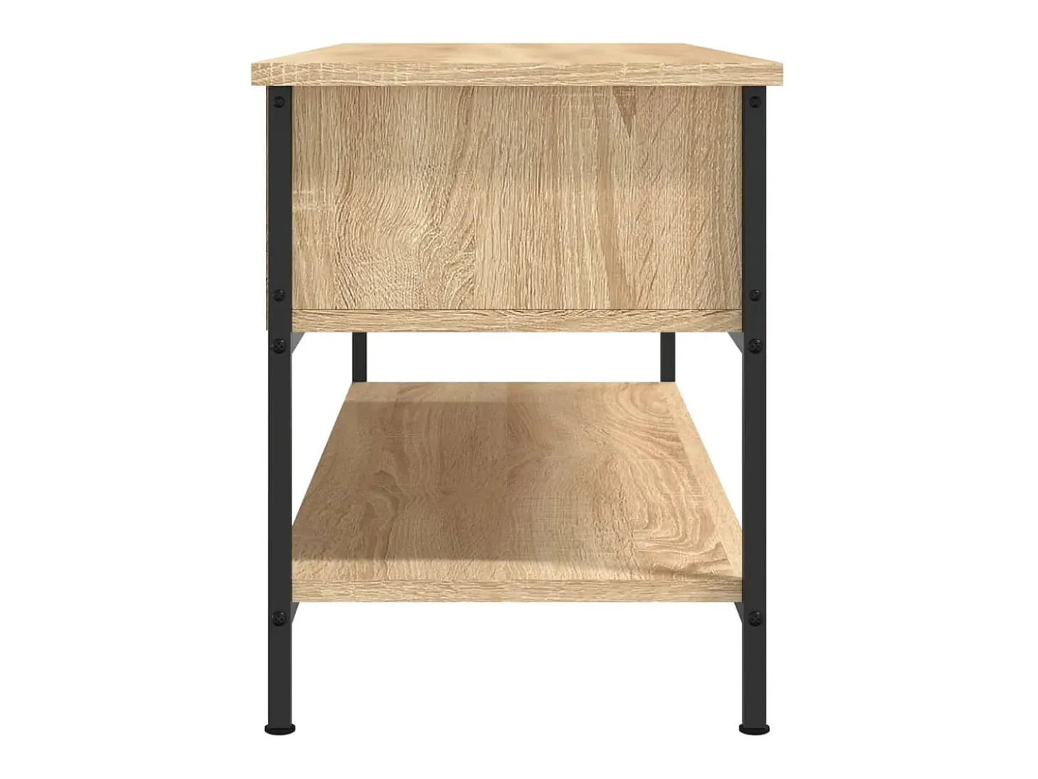 Thilda Mueble de TV roble Sonoma 100x35x45 cm madera de ingeniería