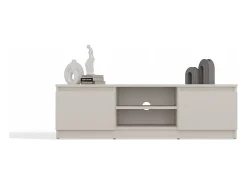 TIVOLI - Mueble de TV de estilo moderno - 120x40x36cm - 2 nichos + 2 puertas - Almacenamiento de equipos de TV/audio