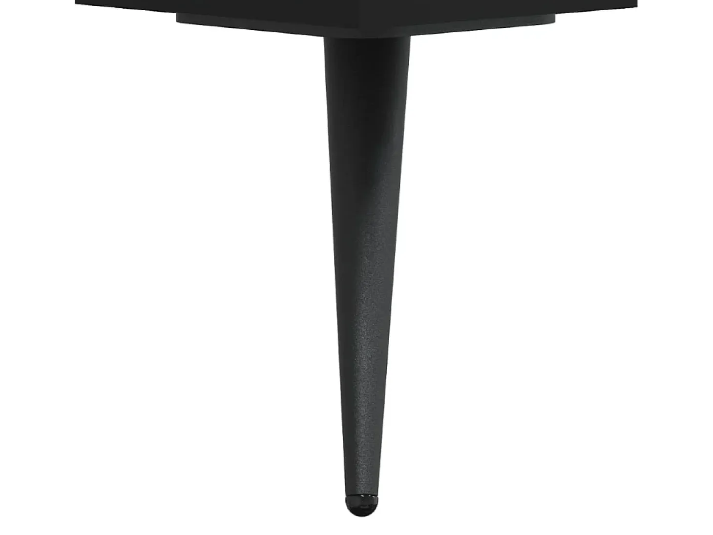 Tjorlin Mueble de TV madera de ingeniería negro 150x36x30 cm