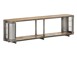 Torlen Mueble para TV de madera maciza de mango 150x30x40 cm