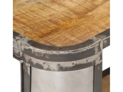 Torlen Mueble para TV de madera maciza de mango 150x30x40 cm