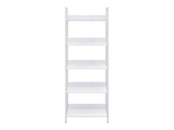 Uggeløse Estantería 5 niveles madera ingeniería blanco 60x27,6x158,5 cm