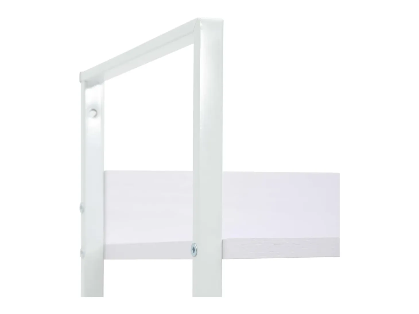 Uggeløse Estantería 5 niveles madera ingeniería blanco 60x27,6x158,5 cm