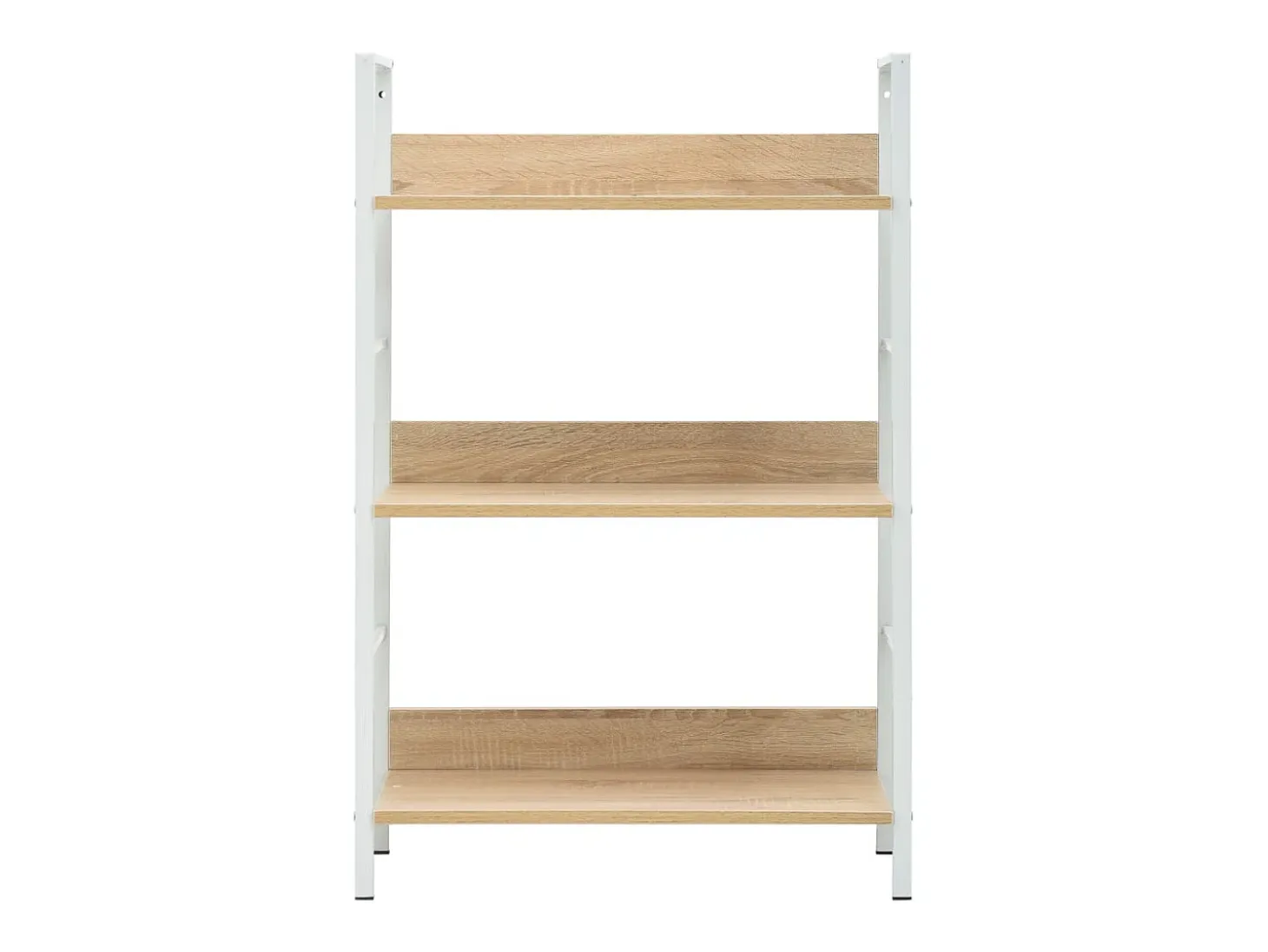 Uggeløse Estantería de 3 niveles madera ingeniería roble 60x27,6x90,5 cm
