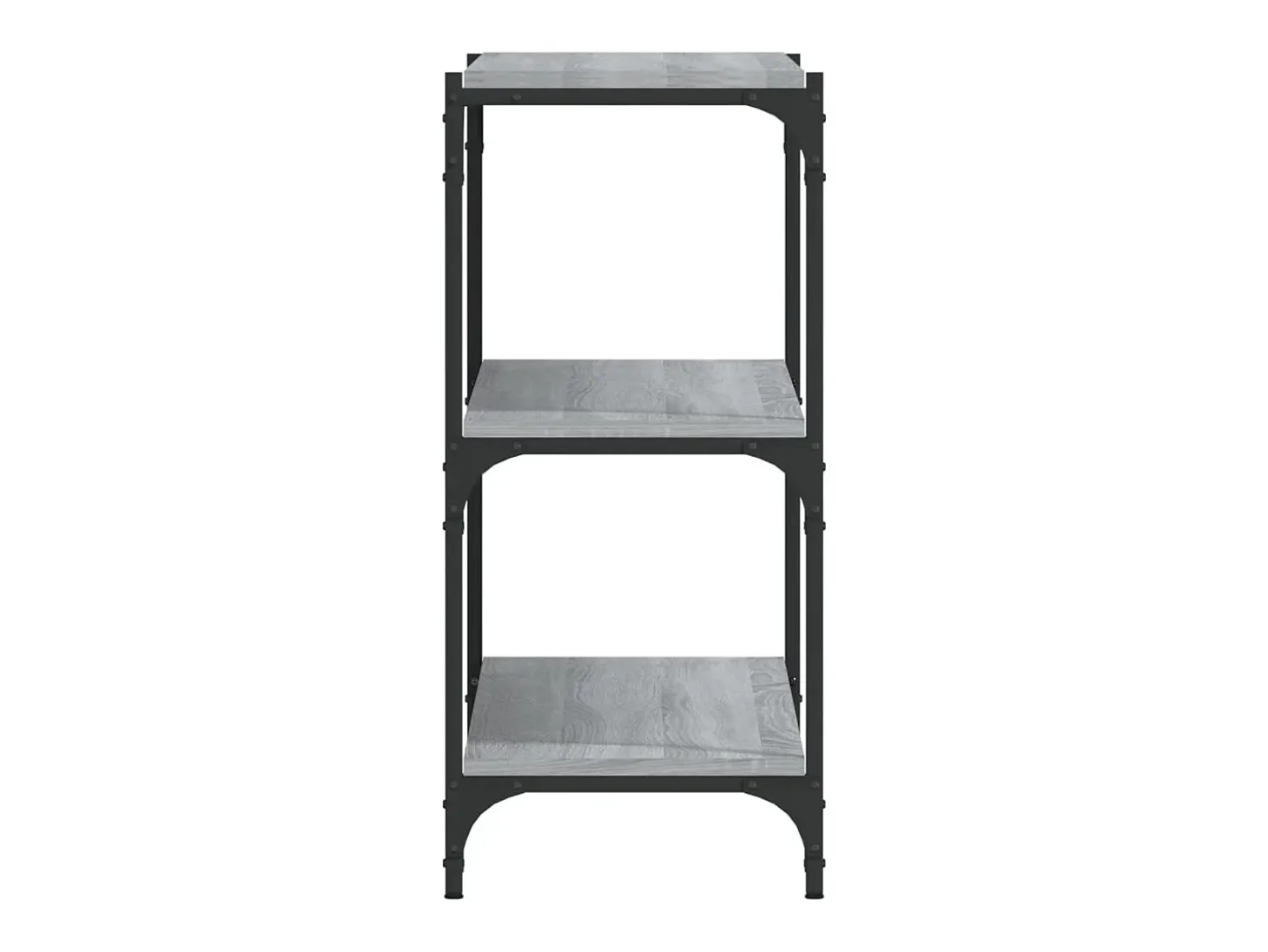 Ventura Estantería contrachapada y acero gris Sonoma 100x33x70,5 cm