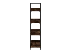 Vero Beach Librería 4 estantes madera ingeniería roble humo 100x33x145,5cm
