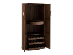 Vinoteca Zola de mango marrón oscuro L 90 cm