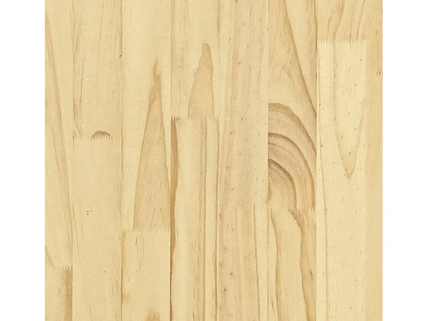 Vista Estantería de 2 niveles madera maciza de pino 80x30x70 cm